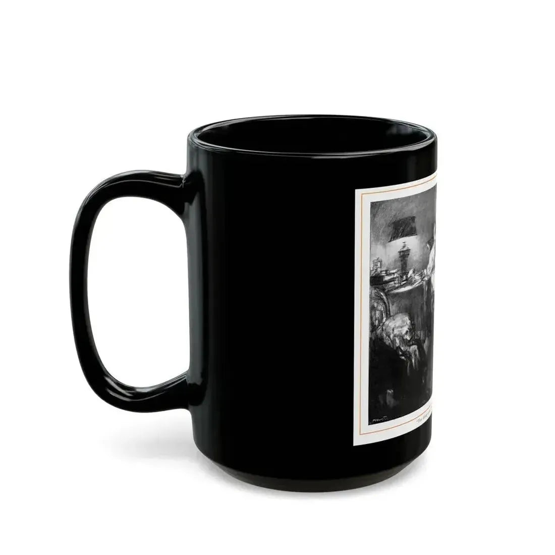 Daisy's Day (2), McCall's, February 1930 - Black Coffee Mug - Go Mug Yourself
