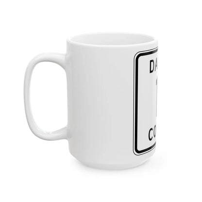 Dakota County 11 MN (Minnesota) (Road Sign) White Coffee Mug - Go Mug Yourself