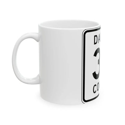 Dakota County 30 MN (Minnesota) (Road Sign) White Coffee Mug - Go Mug Yourself