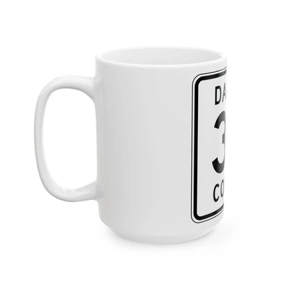 Dakota County 30 MN (Minnesota) (Road Sign) White Coffee Mug - Go Mug Yourself