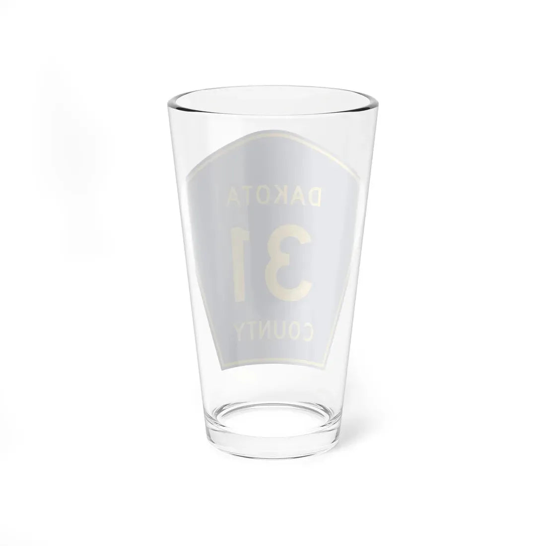 Dakota County 31 (Minnesota) (Road Sign) Pint Glass 16oz - Go Mug Yourself