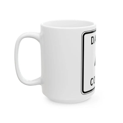 Dakota County Route 4 MN (Minnesota) (Road Sign) White Coffee Mug - Go Mug Yourself