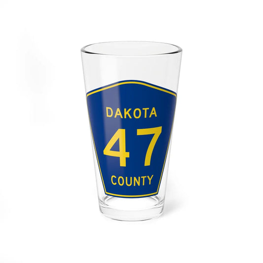 Dakota County Route 47 (Minnesota) (Road Sign) Pint Glass 16oz 16oz - Go Mug Yourself