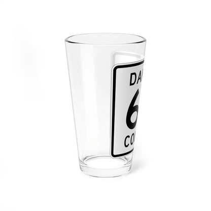 Dakota County Route 63 (Minnesota) (Road Sign) Pint Glass 16oz - Go Mug Yourself
