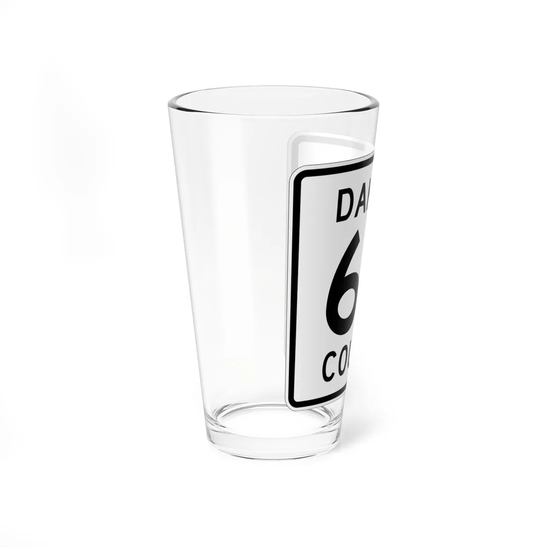 Dakota County Route 68 (Minnesota) (Road Sign) Pint Glass 16oz - Go Mug Yourself