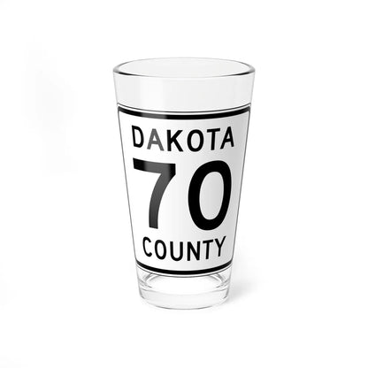 Dakota County Route 70 MN (Minnesota) (Road Sign) Pint Glass 16oz 16oz - Go Mug Yourself