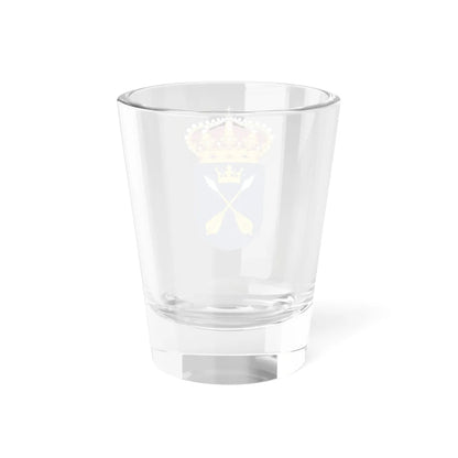 Dalarna vapen med kunglig krona (Sweden) (Coat of Arms) Shot Glass 1.5oz - Go Mug Yourself