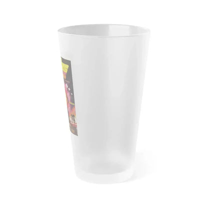 DALEKS INVASION EARTH 1966 Movie Poster - Frosted Pint Glass 16oz - Go Mug Yourself