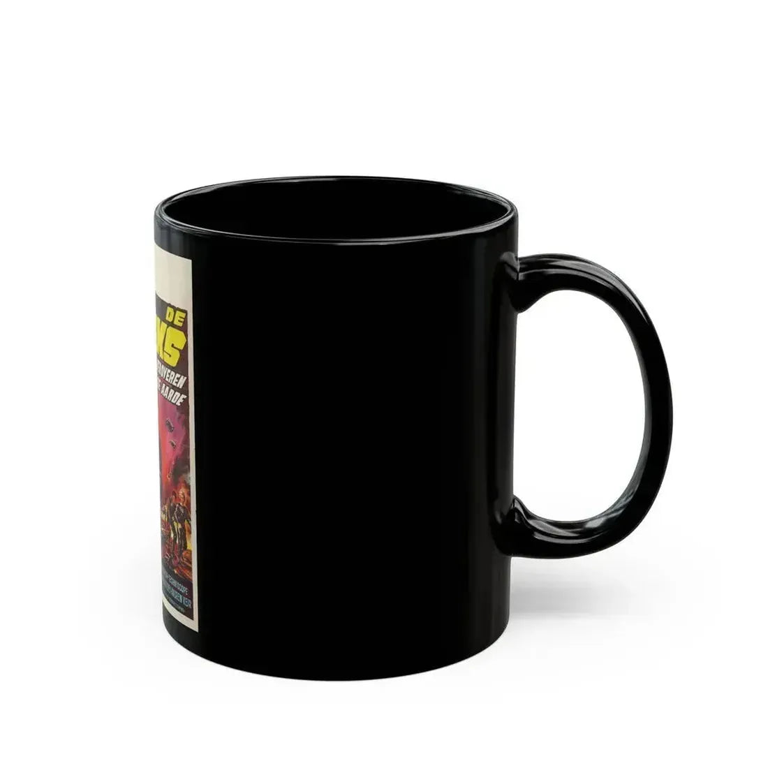 DALEKS INVASION EARTH (BELGIAN) 1966 Movie Poster - Black Coffee Mug - Go Mug Yourself