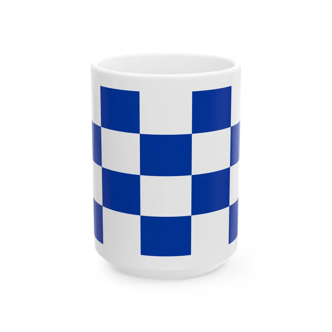 Dalfsen vlag (Netherlands) White Coffee Mug 15oz - Go Mug Yourself