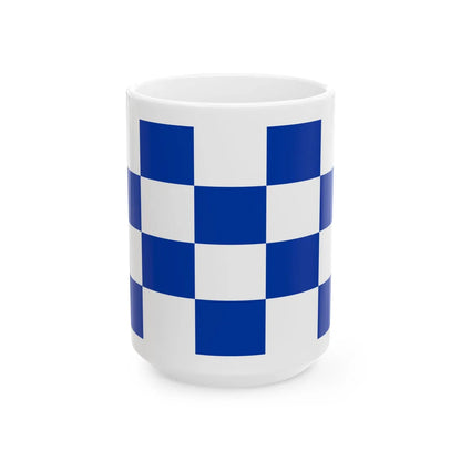 Dalfsen vlag (Netherlands) White Coffee Mug 15oz - Go Mug Yourself
