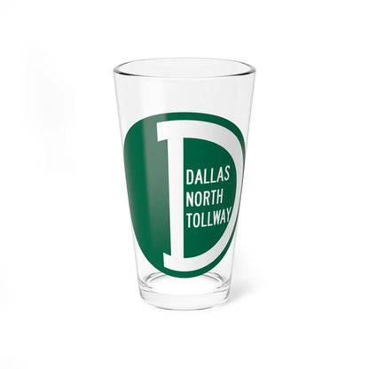 Dallas North Tollway (Texas) (Road Sign) Pint Glass 16oz 16oz - Go Mug Yourself