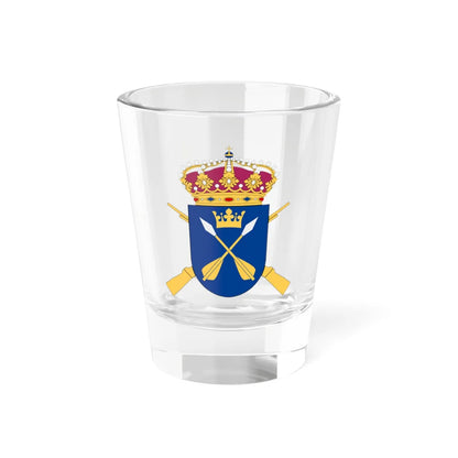 Dalregementet vapen (Sweden) (Coat of Arms) Shot Glass 1.5oz 1.5oz - Go Mug Yourself