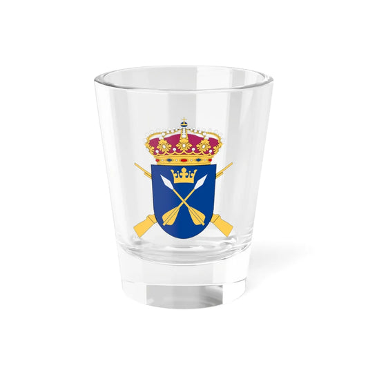 Dalregementet vapen (Sweden) (Coat of Arms) Shot Glass 1.5oz 1.5oz - Go Mug Yourself