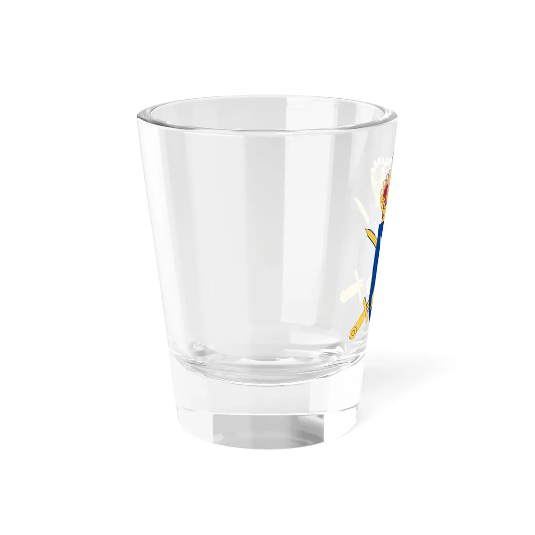 Dalregementsgruppen vapen (Sweden) (Coat of Arms) Shot Glass 1.5oz - Go Mug Yourself