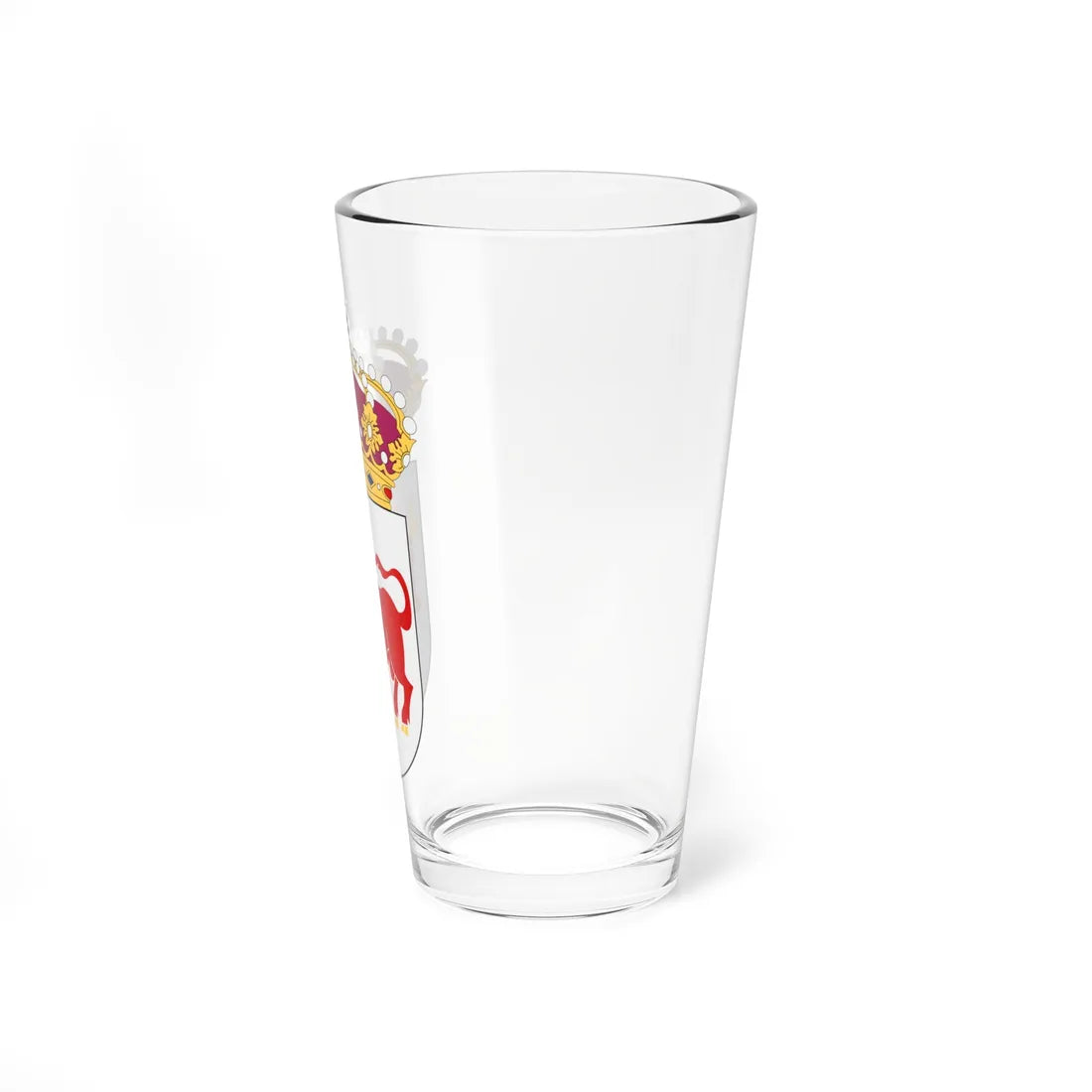 Dalsland vapen med kunglig krona (Sweden) (Coat of Arms) Pint Glass 16oz - Go Mug Yourself