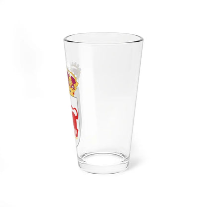 Dalsland vapen med kunglig krona (Sweden) (Coat of Arms) Pint Glass 16oz - Go Mug Yourself