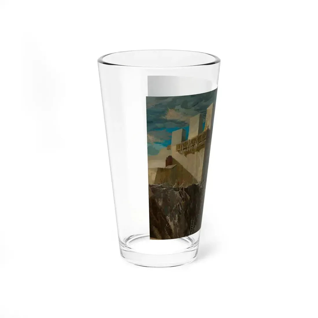 Dam Building, United Engineers & Constructors Inc., advertisement - Pint Glass 16oz - Go Mug Yourself