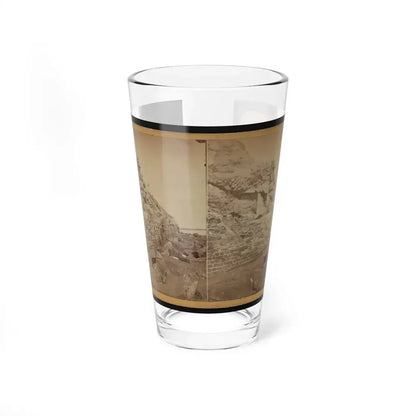 Damage To Exterior Wall Of Fort Sumter From Bombardment, Charleston, South Carolina (U.S. Civil War) Pint Glass 16oz 16oz - Go Mug Yourself
