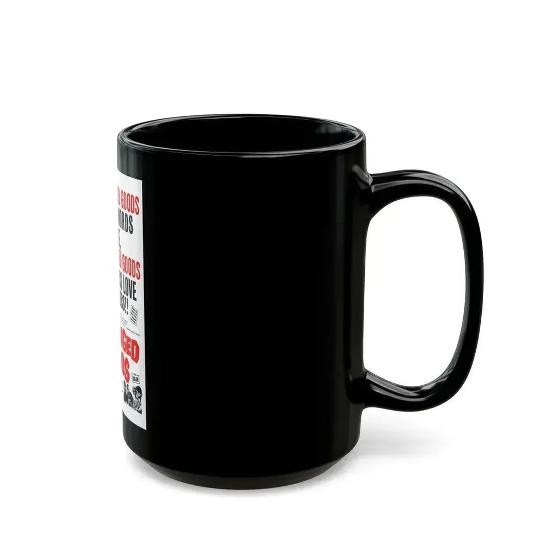 DAMAGED GOODS 1961 Movie Poster - Black Coffee Mug - Go Mug Yourself