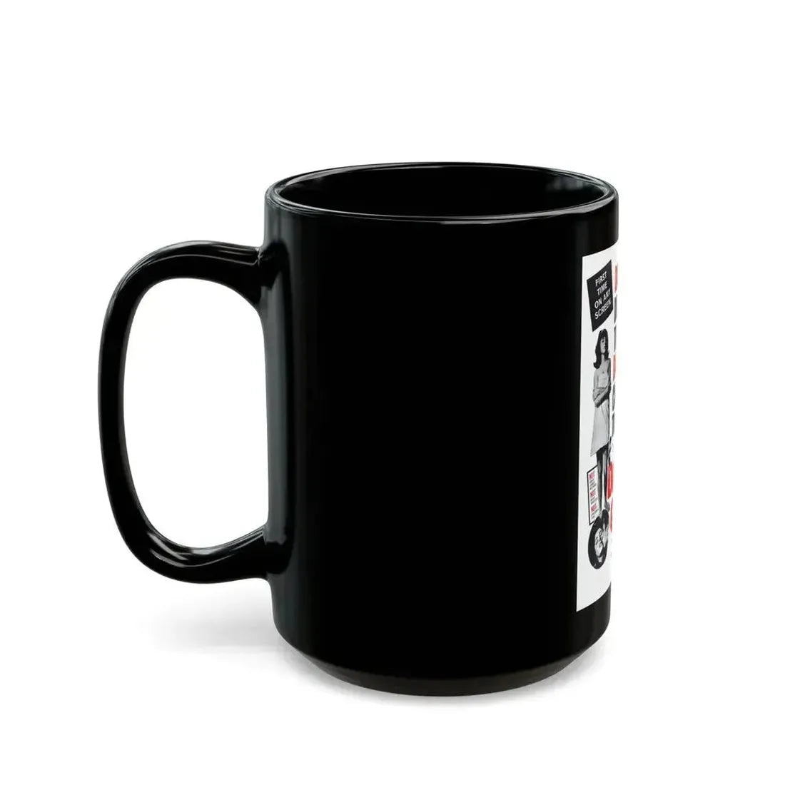 DAMAGED GOODS 1961 Movie Poster - Black Coffee Mug - Go Mug Yourself