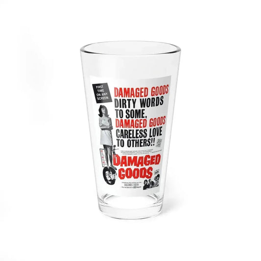 DAMAGED GOODS 1961 Movie Poster - Pint Glass 16oz 16oz - Go Mug Yourself