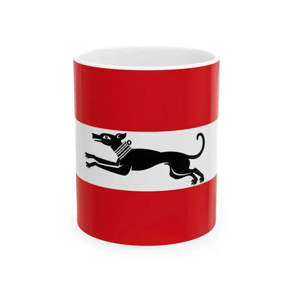Damme vlag (Belgium) White Coffee Mug 11oz - Go Mug Yourself