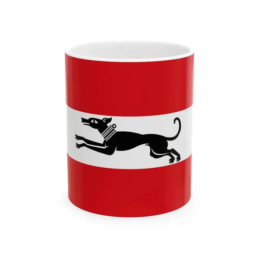 Damme vlag (Belgium) White Coffee Mug 11oz - Go Mug Yourself