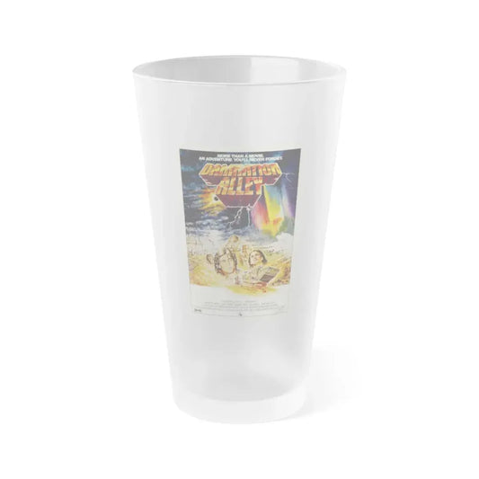 DAMNATION ALLEY 1977 Movie Poster - Frosted Pint Glass 16oz Default Title - Go Mug Yourself