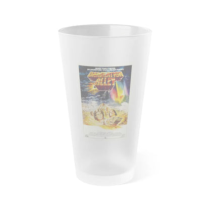 DAMNATION ALLEY 1977 Movie Poster - Frosted Pint Glass 16oz-Go Mug Yourself