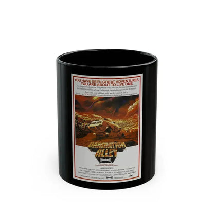 DAMNATION ALLEY (2) 1977 Movie Poster - Black Coffee Mug 11oz - Go Mug Yourself