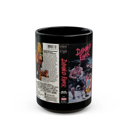 DAMNED RIVER (VHS COVER) - Black Coffee Mug-15oz-Go Mug Yourself