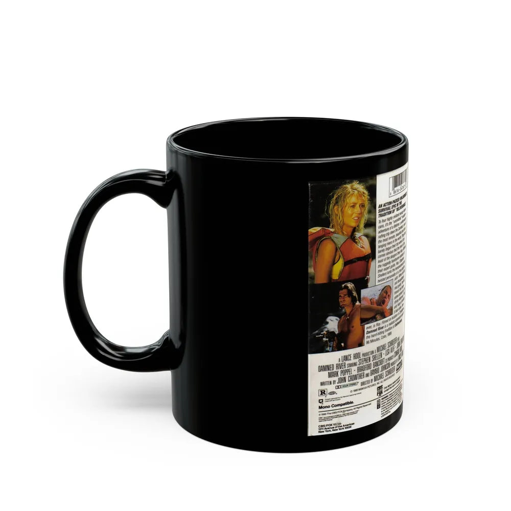 DAMNED RIVER (VHS COVER) - Black Coffee Mug-Go Mug Yourself