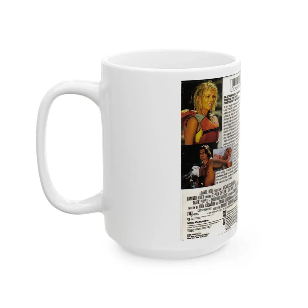 DAMNED RIVER (VHS COVER) - White Coffee Mug-Go Mug Yourself