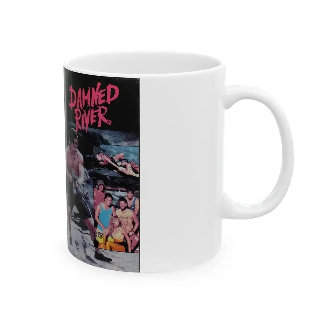 DAMNED RIVER (VHS COVER) - White Coffee Mug - Go Mug Yourself