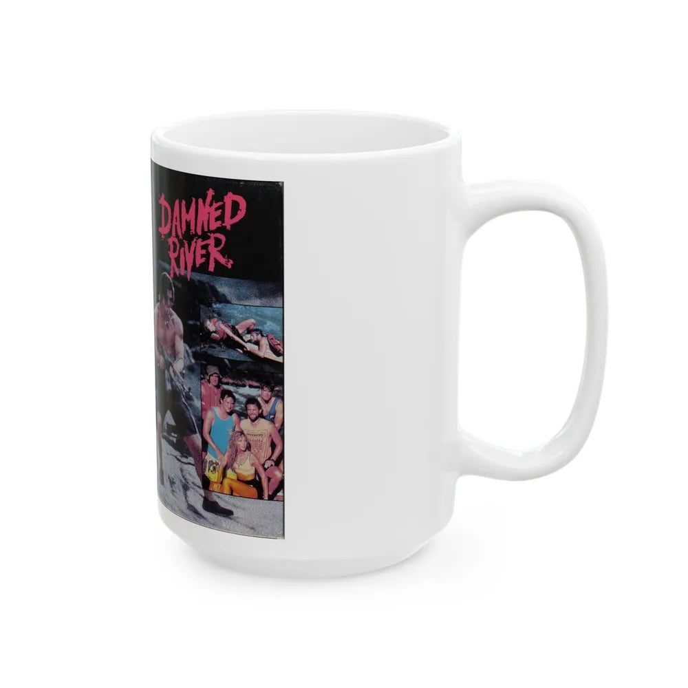 DAMNED RIVER (VHS COVER) - White Coffee Mug-Go Mug Yourself