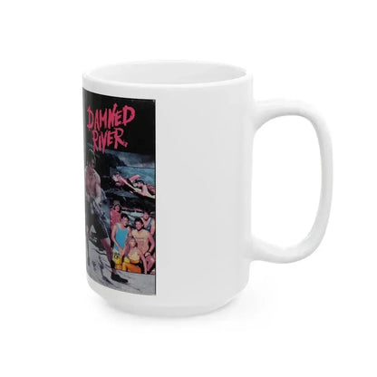 DAMNED RIVER (VHS COVER) - White Coffee Mug - Go Mug Yourself