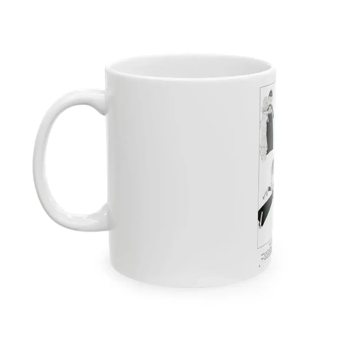 Dan Cupid Is A Merry Elf, Smart Set Magazine, February 1930 - White Coffee Mug - Go Mug Yourself