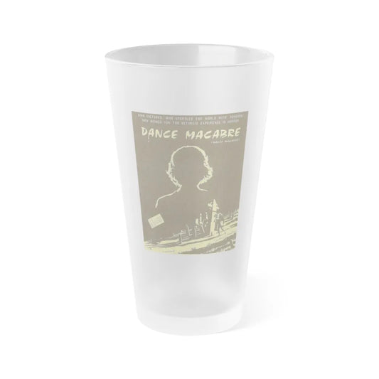 DANCE MACABRE 1986 Movie Poster - Frosted Pint Glass 16oz-Go Mug Yourself