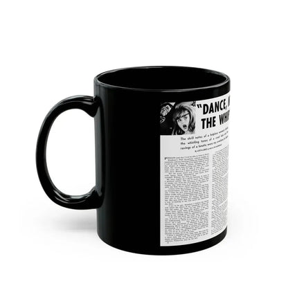 Dance, My Darlings, To The Whip's Evi Song, Man's Book, February 1973 - Black Coffee Mug - Go Mug Yourself
