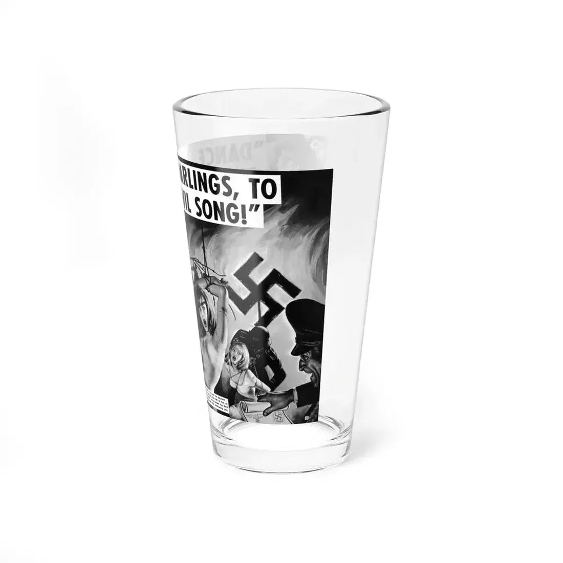 Dance, My Darlings, To The Whip's Evi Song, Man's Book, February 1973 - Pint Glass 16oz - Go Mug Yourself