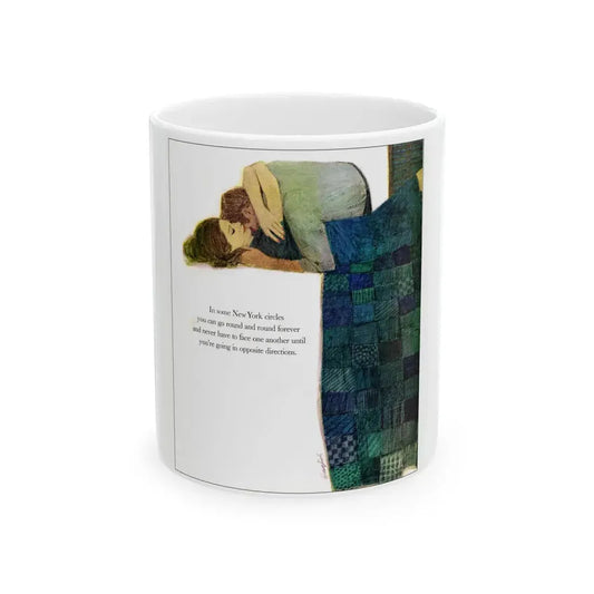 Dance of the Divorced, The Saturday Evening Post, May 23, 1964 - White Coffee Mug 11oz - Go Mug Yourself