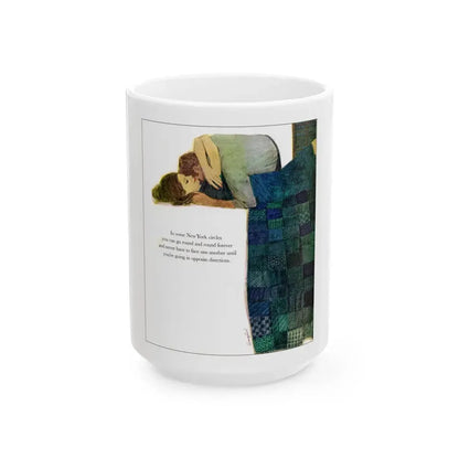 Dance of the Divorced, The Saturday Evening Post, May 23, 1964 - White Coffee Mug 15oz - Go Mug Yourself