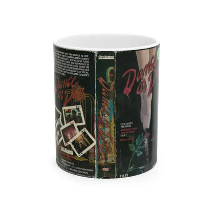 DANCE OR DIE (VHS COVER) - White Coffee Mug 11oz - Go Mug Yourself