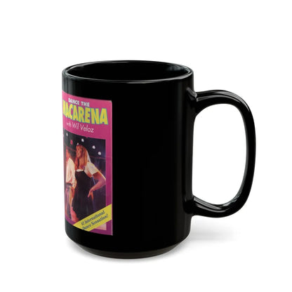 DANCE THE MACARENA (VHS COVER) - Black Coffee Mug-Go Mug Yourself