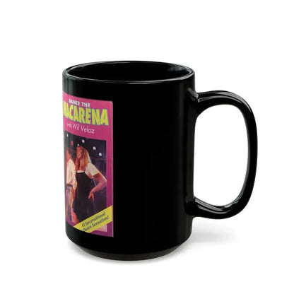 DANCE THE MACARENA (VHS COVER) - Black Coffee Mug - Go Mug Yourself