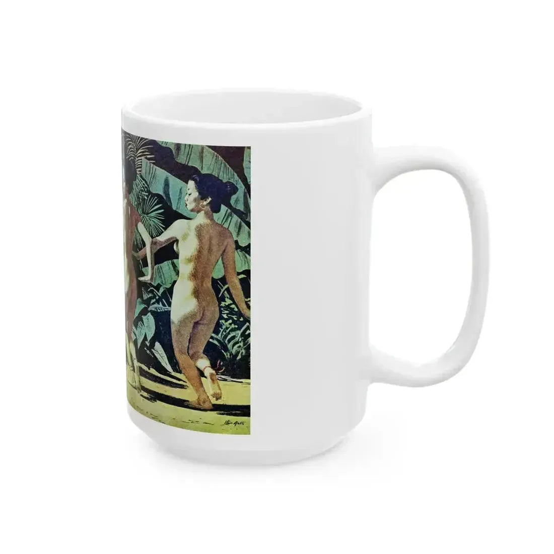 Dancing Angels of Death, True magazine, September 1955 - White Coffee Mug - Go Mug Yourself