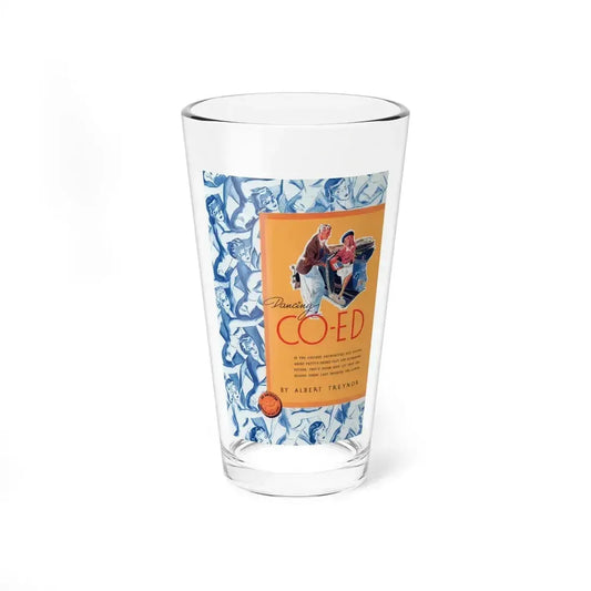 Dancing Co-Ed, The American Magazine, September 1938 - Pint Glass 16oz 16oz - Go Mug Yourself