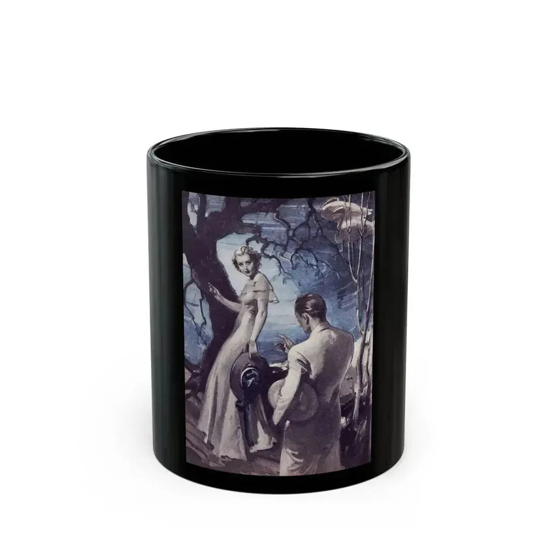 Dancing Daffodil, Redbook, April 1938 - Black Coffee Mug 11oz - Go Mug Yourself