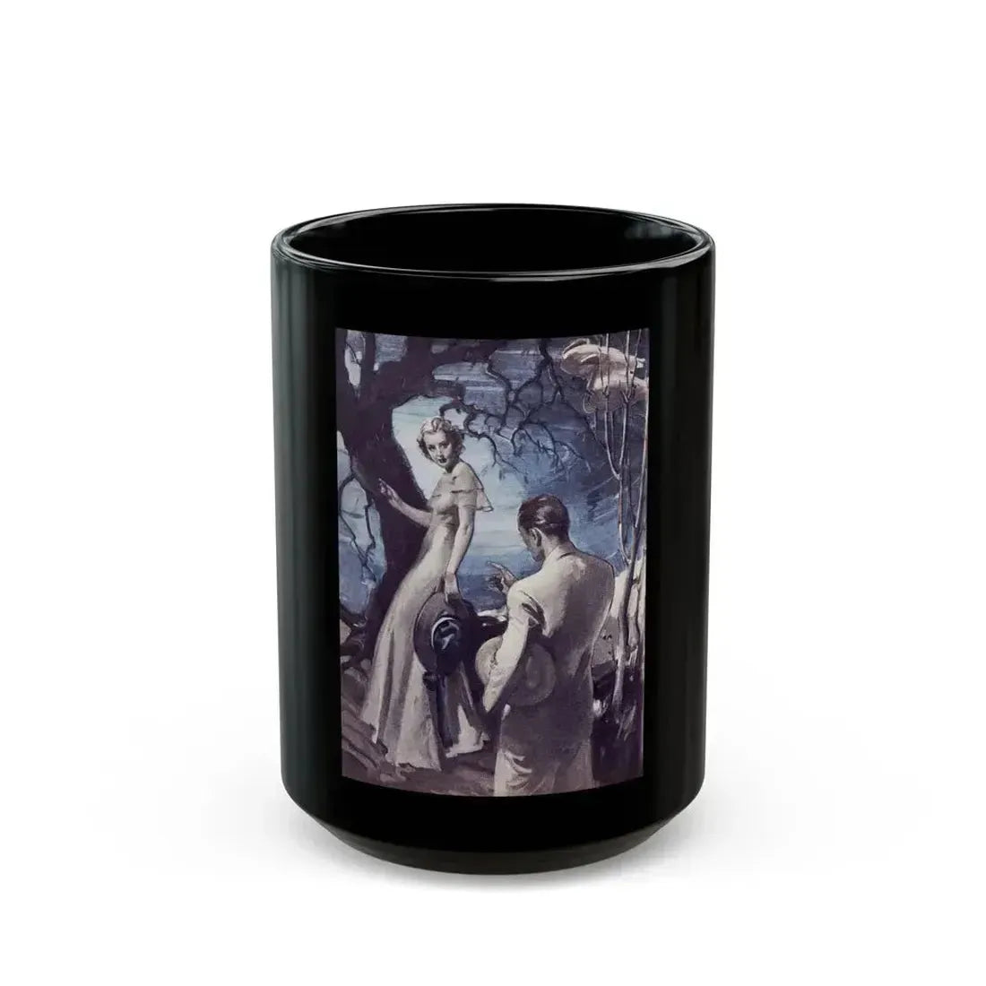 Dancing Daffodil, Redbook, April 1938 - Black Coffee Mug 15oz - Go Mug Yourself